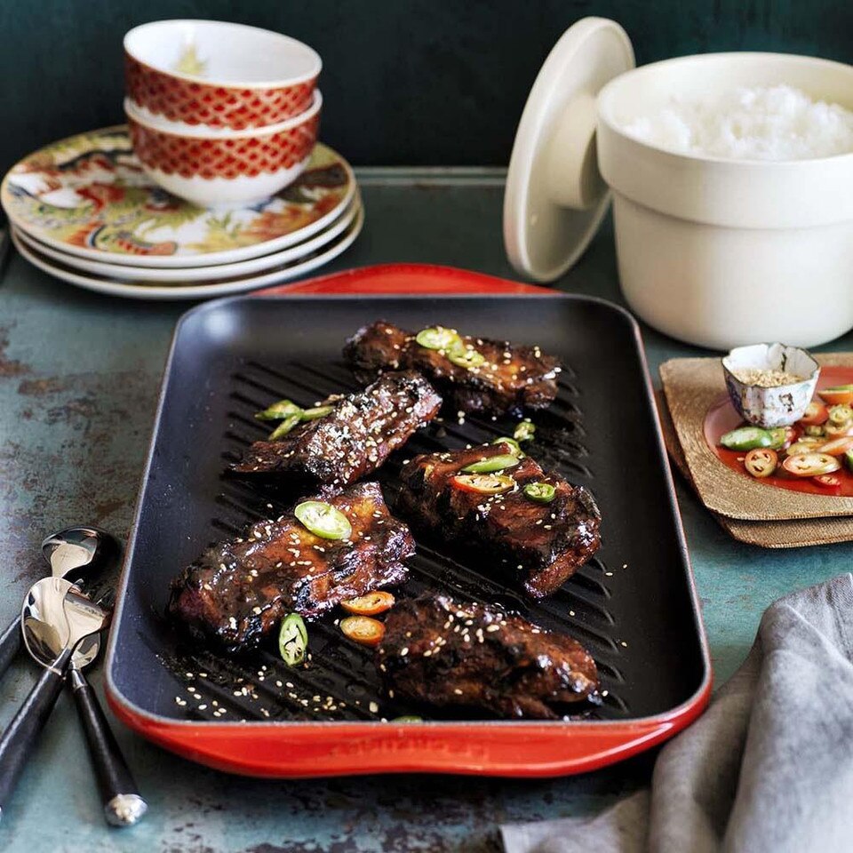 Le Creuset Signature CastIron DoubleBurner Skinny Grill Williams